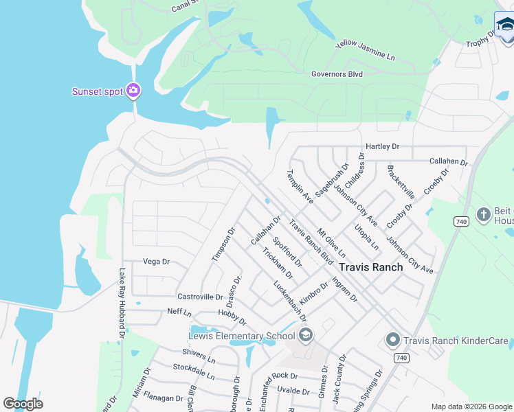 map of restaurants, bars, coffee shops, grocery stores, and more near 1071 Spofford Drive in Heath