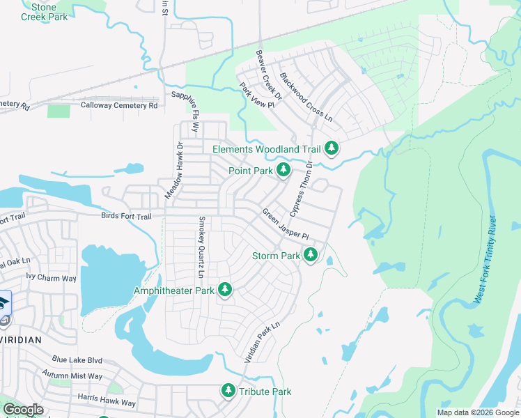 map of restaurants, bars, coffee shops, grocery stores, and more near 1720 Granite Range Lane in Arlington