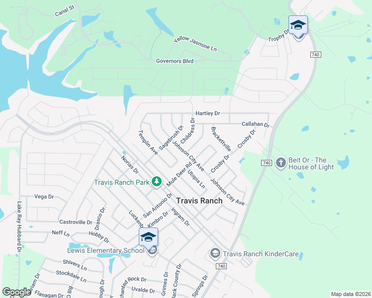 map of restaurants, bars, coffee shops, grocery stores, and more near 2001 Diamondback in Forney