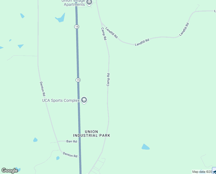 map of restaurants, bars, coffee shops, grocery stores, and more near Camp Road in Farmerville