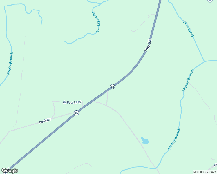 map of restaurants, bars, coffee shops, grocery stores, and more near 1833 Georgia 85 in Shiloh