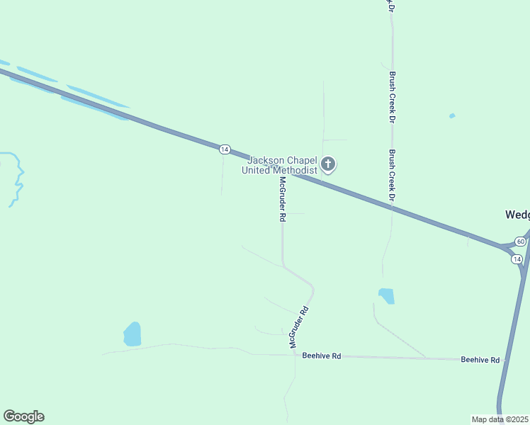 map of restaurants, bars, coffee shops, grocery stores, and more near 54 McGruder Road in Sawyerville