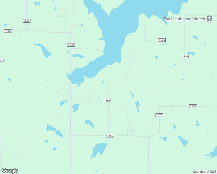 map of restaurants, bars, coffee shops, grocery stores, and more near County Road 1563 in Alba