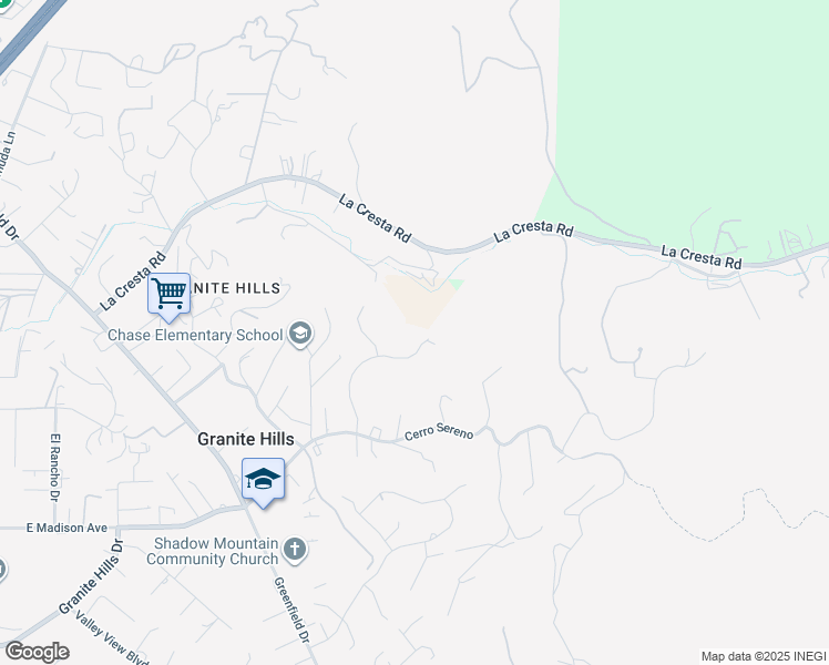 map of restaurants, bars, coffee shops, grocery stores, and more near 836 Camelot Parkway in El Cajon