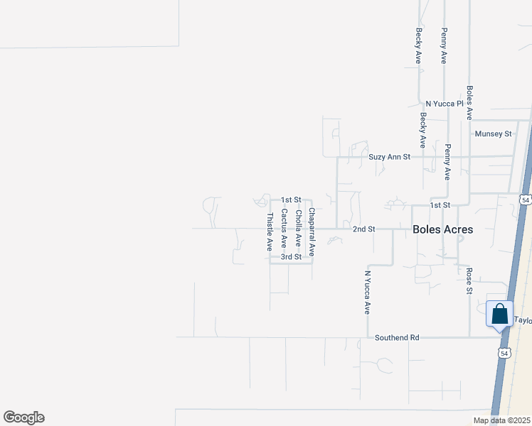 map of restaurants, bars, coffee shops, grocery stores, and more near 43 Thistle Avenue in Alamogordo