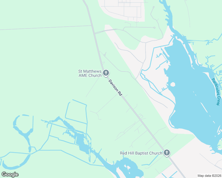 map of restaurants, bars, coffee shops, grocery stores, and more near 4309 Davison Road in Ravenel