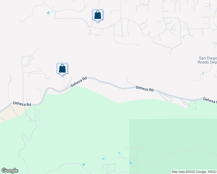 map of restaurants, bars, coffee shops, grocery stores, and more near 7071 Dehesa Road in El Cajon
