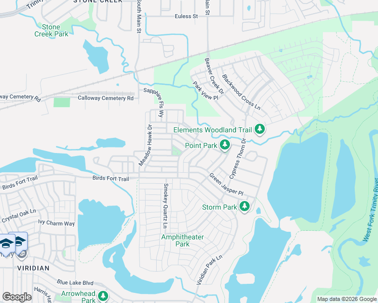 map of restaurants, bars, coffee shops, grocery stores, and more near 4321 Garnet Jade Drive in Arlington