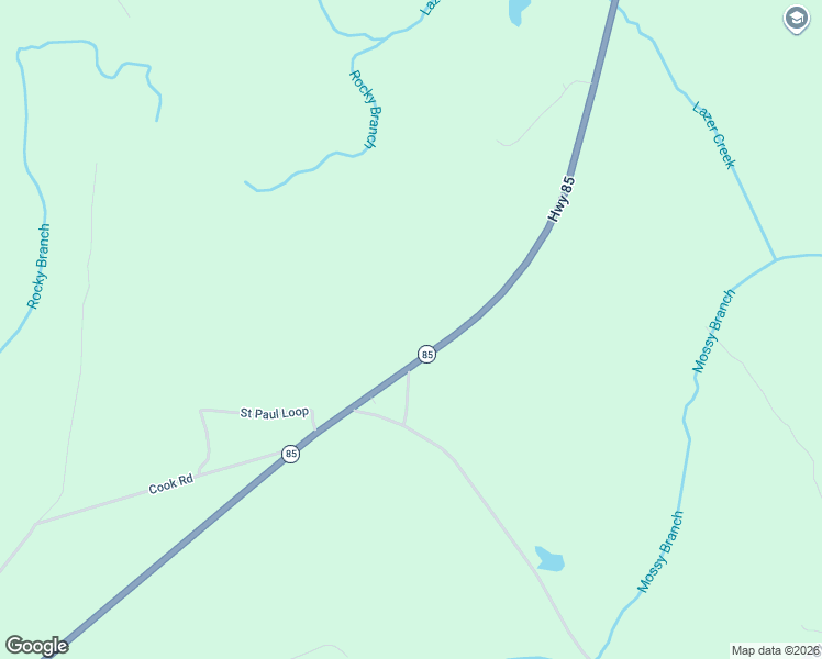 map of restaurants, bars, coffee shops, grocery stores, and more near 1833 Georgia 85 in Shiloh