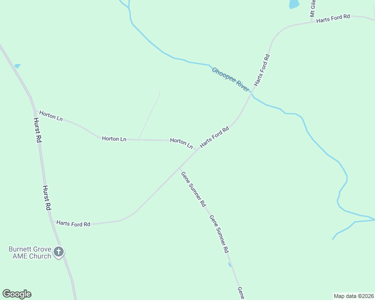 map of restaurants, bars, coffee shops, grocery stores, and more near 3630 Hartsford Road in Tennille