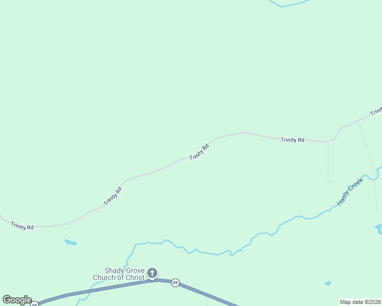 map of restaurants, bars, coffee shops, grocery stores, and more near Trinity Road in Jefferson