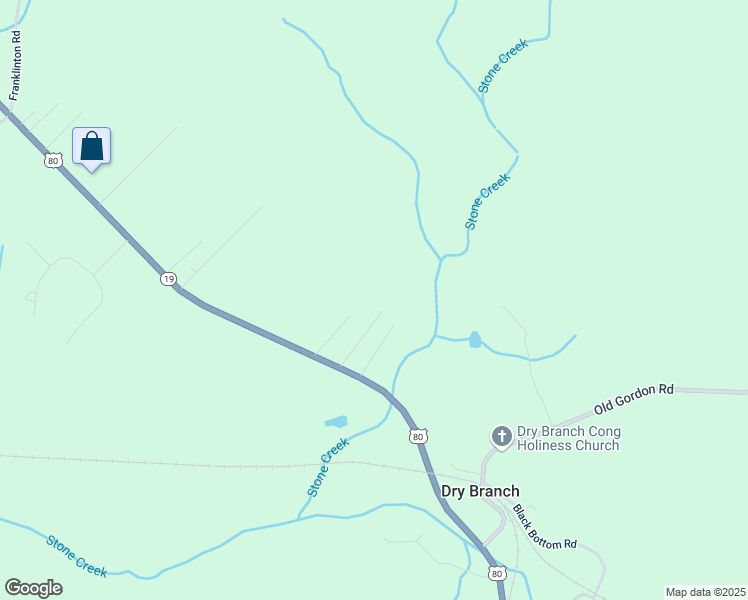 map of restaurants, bars, coffee shops, grocery stores, and more near 3798 Houston Street in Dry Branch