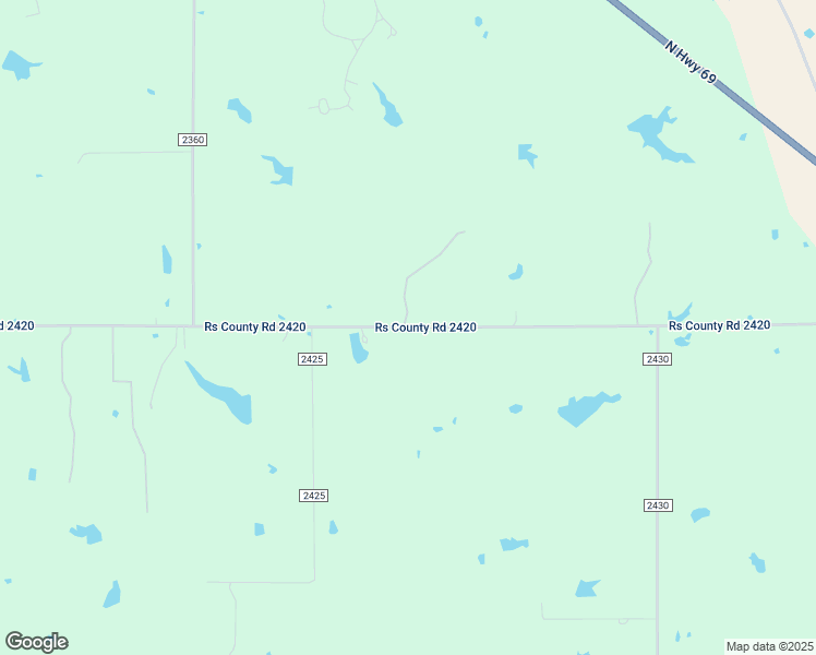 map of restaurants, bars, coffee shops, grocery stores, and more near Rs County Road 2420 in Rains County