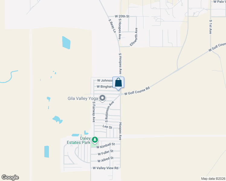 map of restaurants, bars, coffee shops, grocery stores, and more near 3812 West Golf Course Road in Thatcher