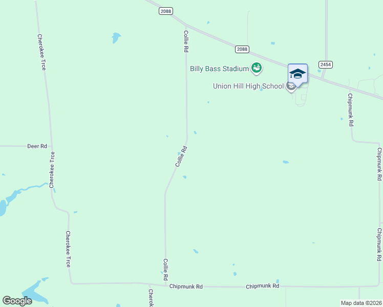 map of restaurants, bars, coffee shops, grocery stores, and more near 5590 Collie Road in Gilmer