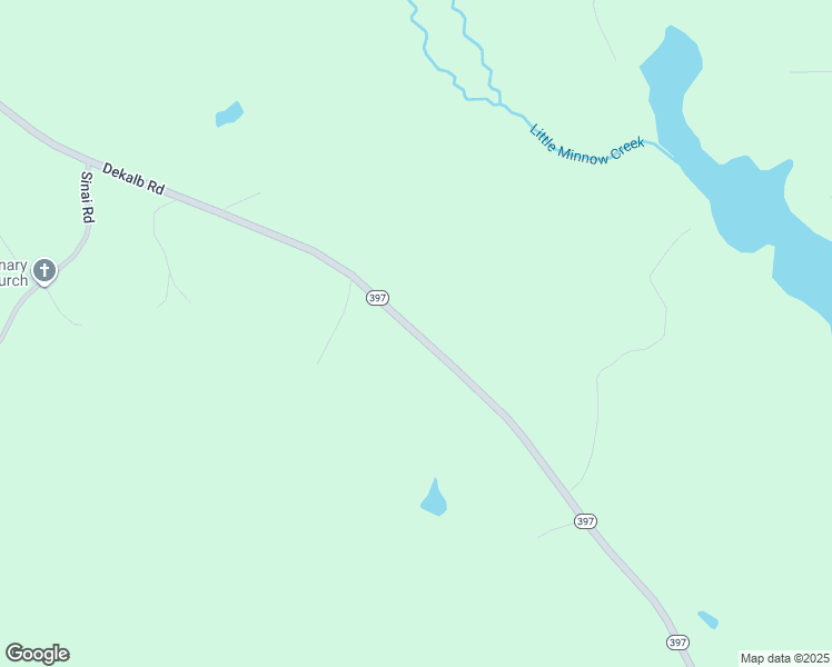 map of restaurants, bars, coffee shops, grocery stores, and more near Dekalb Road in Kemper County