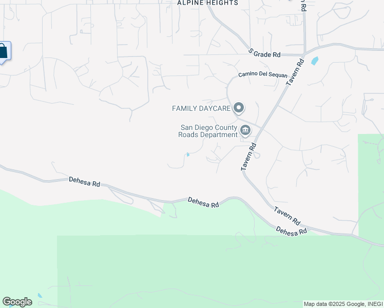 map of restaurants, bars, coffee shops, grocery stores, and more near 2846 Real Way Lane in Alpine