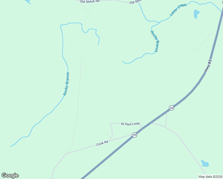 map of restaurants, bars, coffee shops, grocery stores, and more near 260 Saint Paul Loop in Shiloh