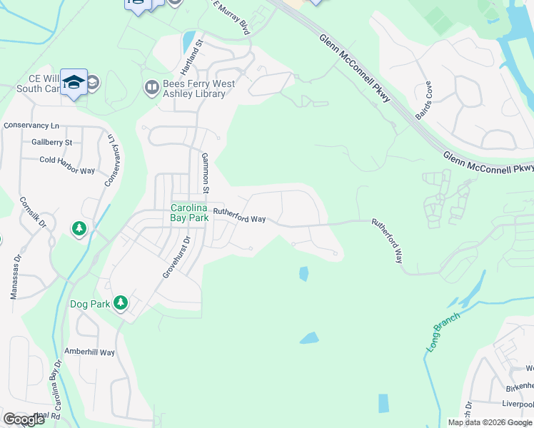 map of restaurants, bars, coffee shops, grocery stores, and more near 2890 Stonestown Drive in Charleston