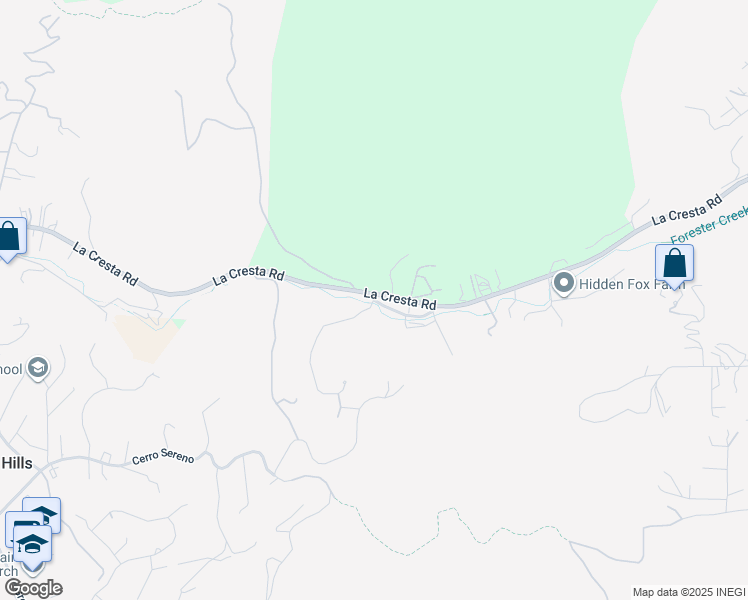 map of restaurants, bars, coffee shops, grocery stores, and more near Saxton Lane in El Cajon