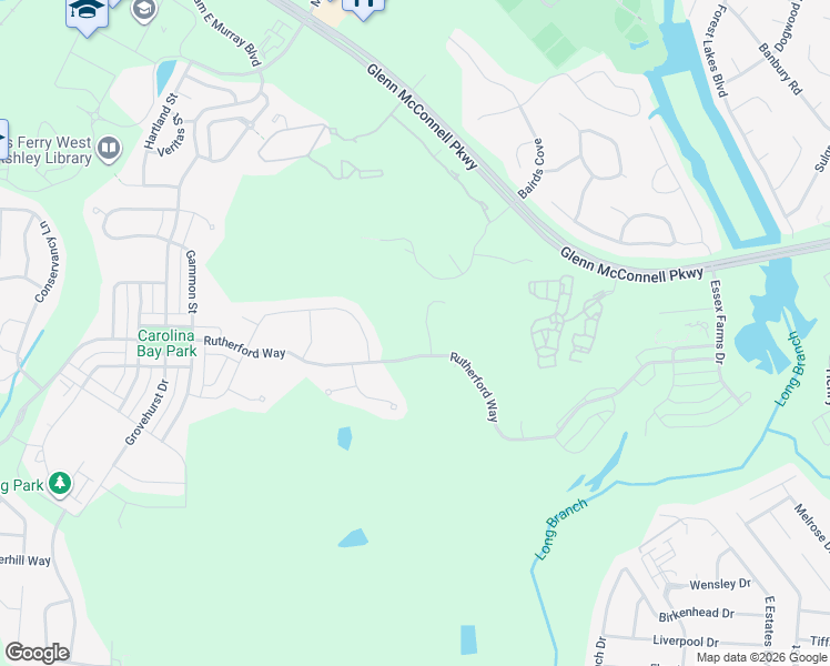 map of restaurants, bars, coffee shops, grocery stores, and more near 2969 Stonestown Drive in Charleston