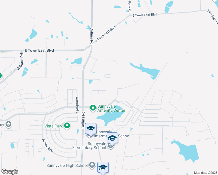 map of restaurants, bars, coffee shops, grocery stores, and more near 311 Stoney Creek Boulevard in Sunnyvale