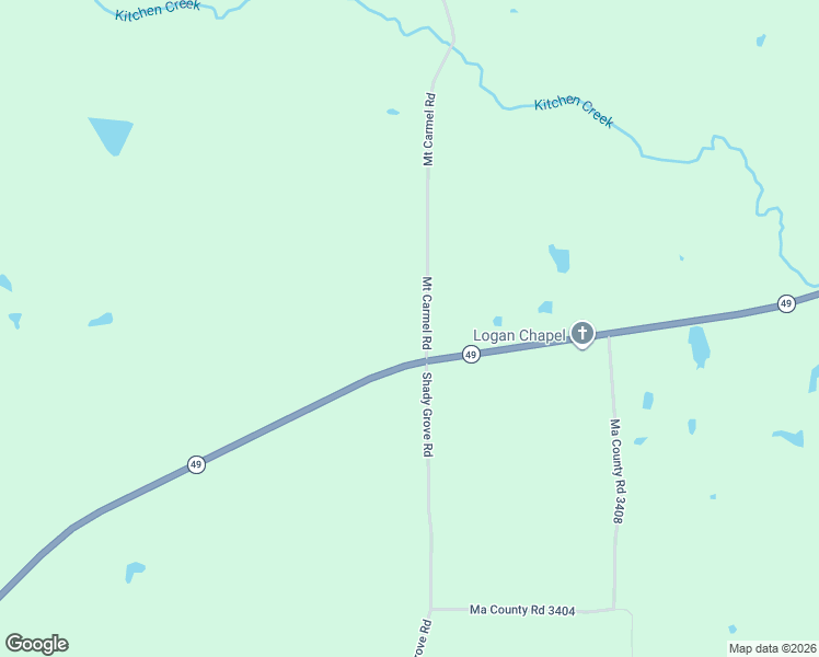 map of restaurants, bars, coffee shops, grocery stores, and more near 9738 Texas 49 in Jefferson