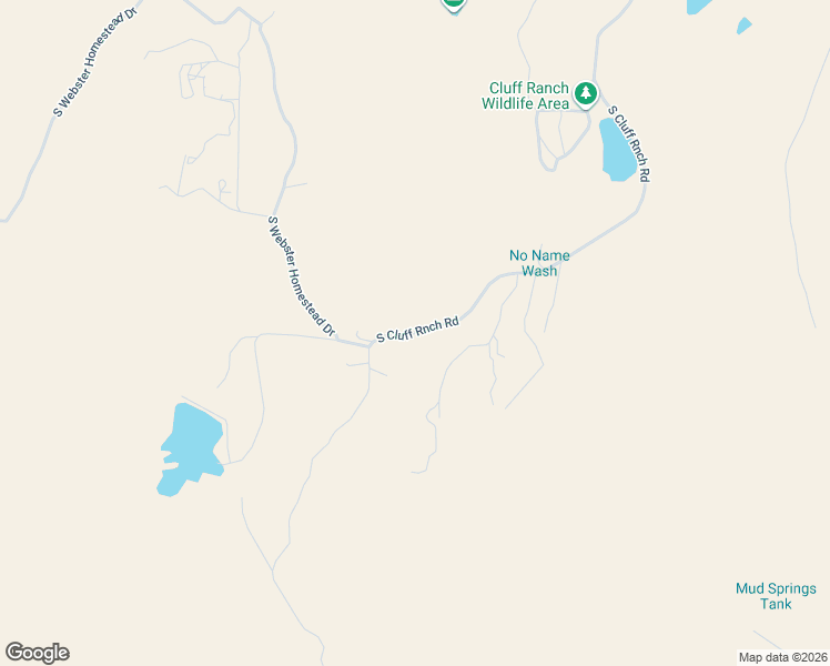 map of restaurants, bars, coffee shops, grocery stores, and more near 2630 South Cluff Ranch Road in Pima