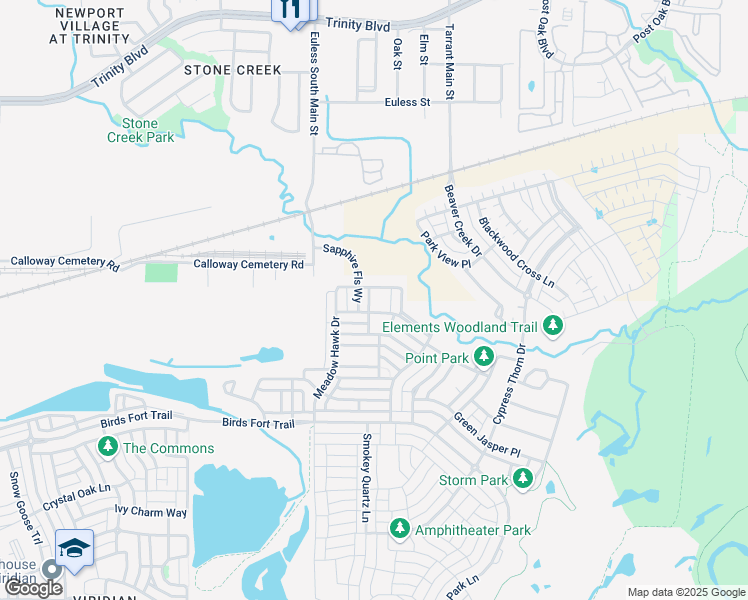 map of restaurants, bars, coffee shops, grocery stores, and more near 4507 Ebony Sky Trail in Arlington