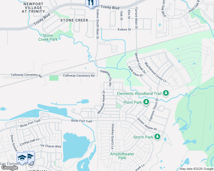 map of restaurants, bars, coffee shops, grocery stores, and more near 4518 Meadow Hawk Drive in Arlington
