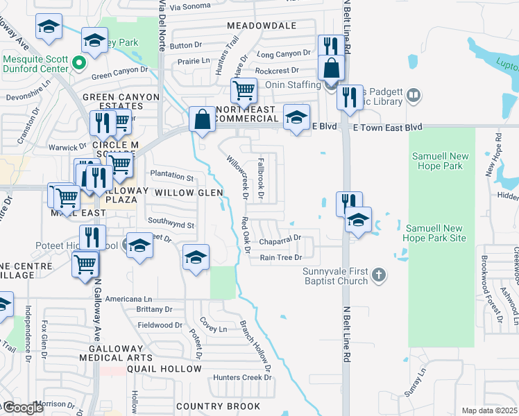 map of restaurants, bars, coffee shops, grocery stores, and more near 321 Sweet Gum Lane in Sunnyvale