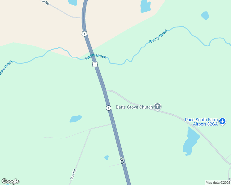 map of restaurants, bars, coffee shops, grocery stores, and more near 3728 U.S. 1 in Midville