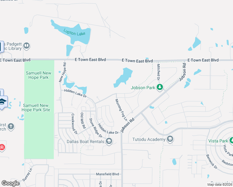 map of restaurants, bars, coffee shops, grocery stores, and more near 10 Morning Fog Lane in Sunnyvale