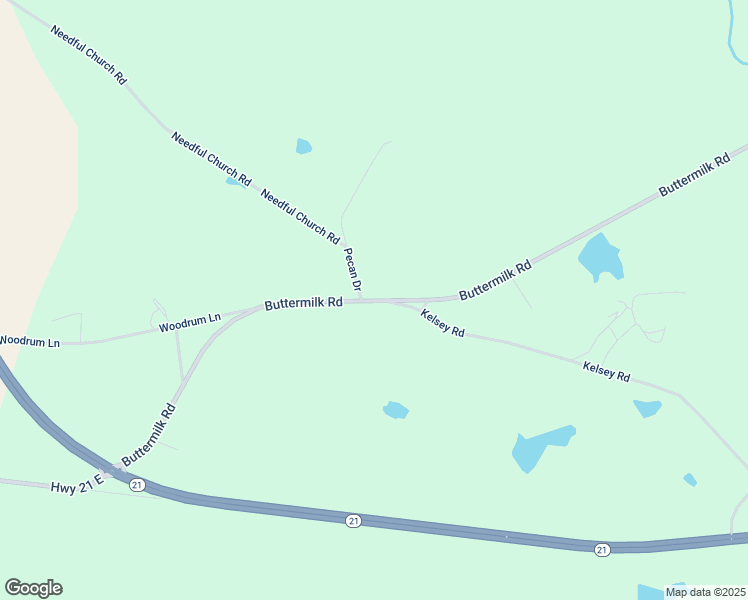 map of restaurants, bars, coffee shops, grocery stores, and more near 266-278 Buttermilk Road in Millen