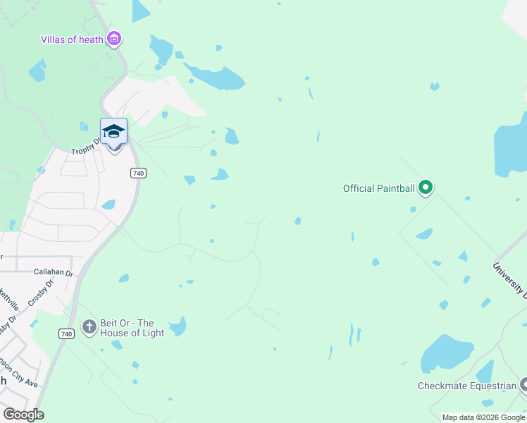 map of restaurants, bars, coffee shops, grocery stores, and more near 12578 Saddle Club Drive in Forney