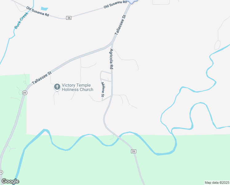 map of restaurants, bars, coffee shops, grocery stores, and more near 1561 Agricola Road in Dadeville