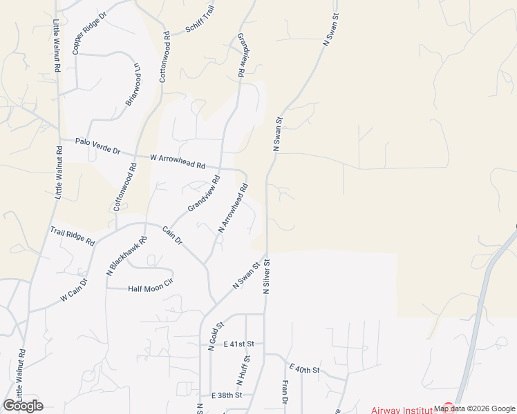 map of restaurants, bars, coffee shops, grocery stores, and more near 4223 North Swan Street in Silver City
