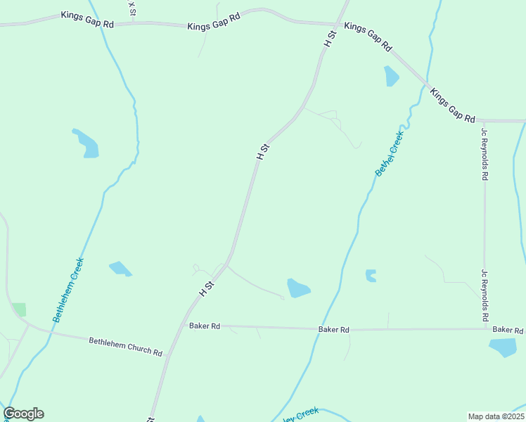 map of restaurants, bars, coffee shops, grocery stores, and more near 1384 H Street in Hamilton