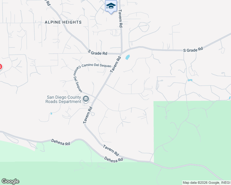 map of restaurants, bars, coffee shops, grocery stores, and more near 1915 Coronado View in Alpine
