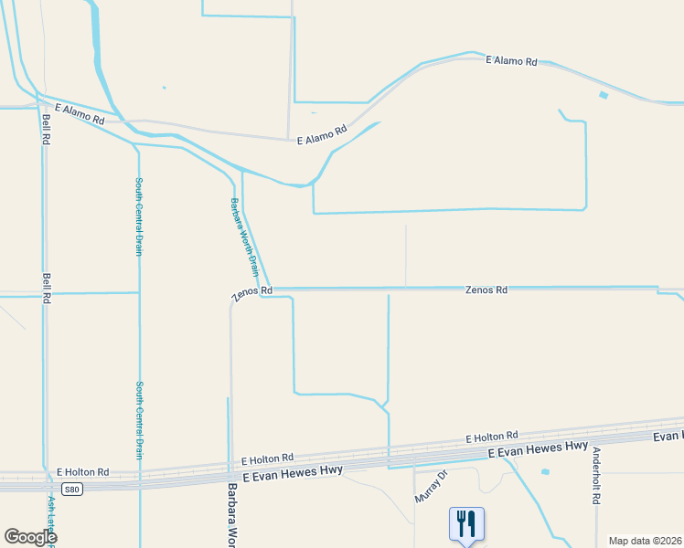map of restaurants, bars, coffee shops, grocery stores, and more near 1285-1323 Zenos Rd in Holtville