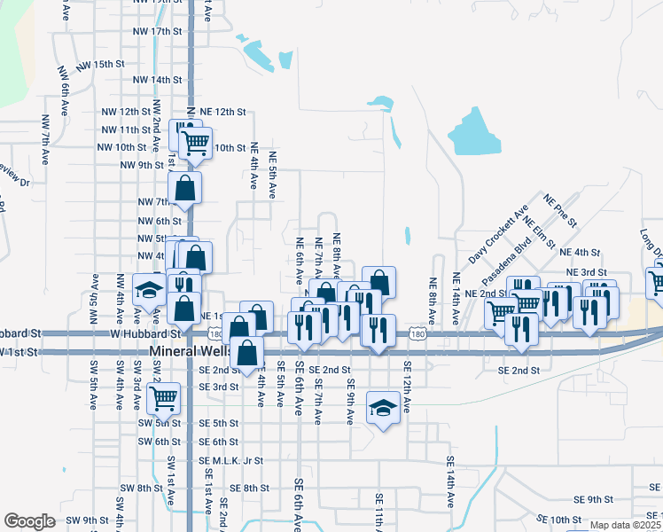 415 Northeast 8th Avenue, Mineral Wells TX Walk Score