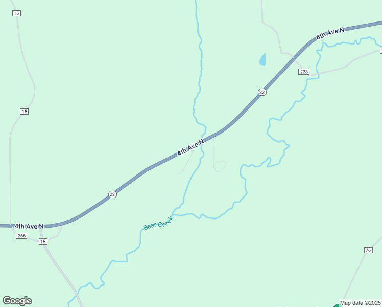 map of restaurants, bars, coffee shops, grocery stores, and more near 16205 Alabama 22 in Clanton