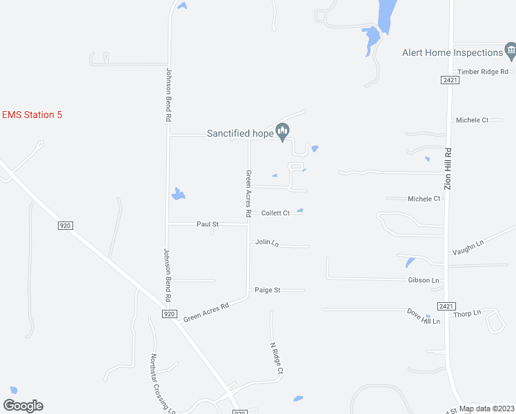 map of restaurants, bars, coffee shops, grocery stores, and more near 103 Collett Court in Weatherford