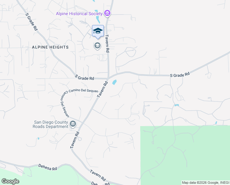 map of restaurants, bars, coffee shops, grocery stores, and more near 2668 Big Wagon Road in Alpine