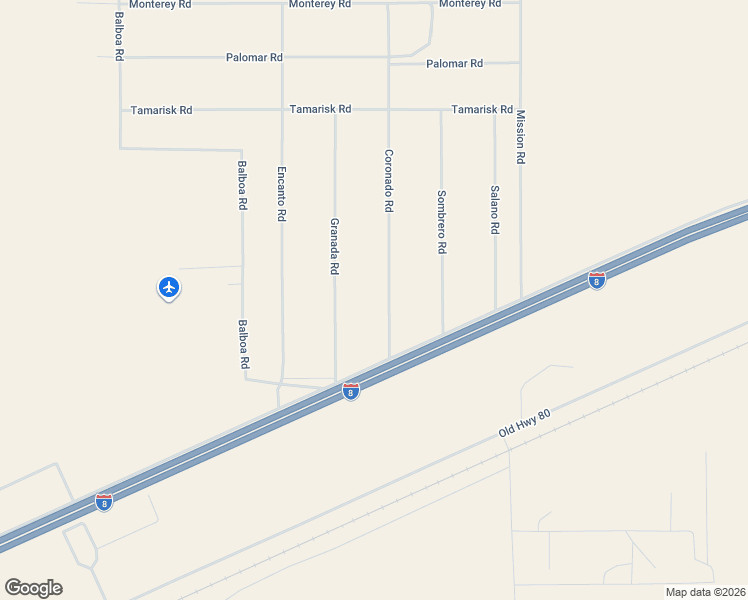 map of restaurants, bars, coffee shops, grocery stores, and more near Coronado Road in Dateland