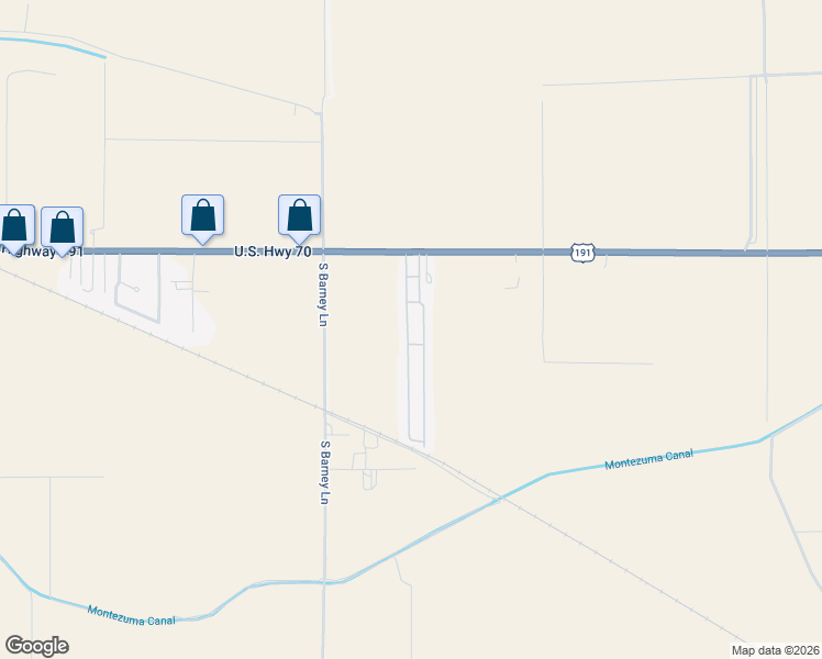 map of restaurants, bars, coffee shops, grocery stores, and more near 3219 U.S. 70 in Safford