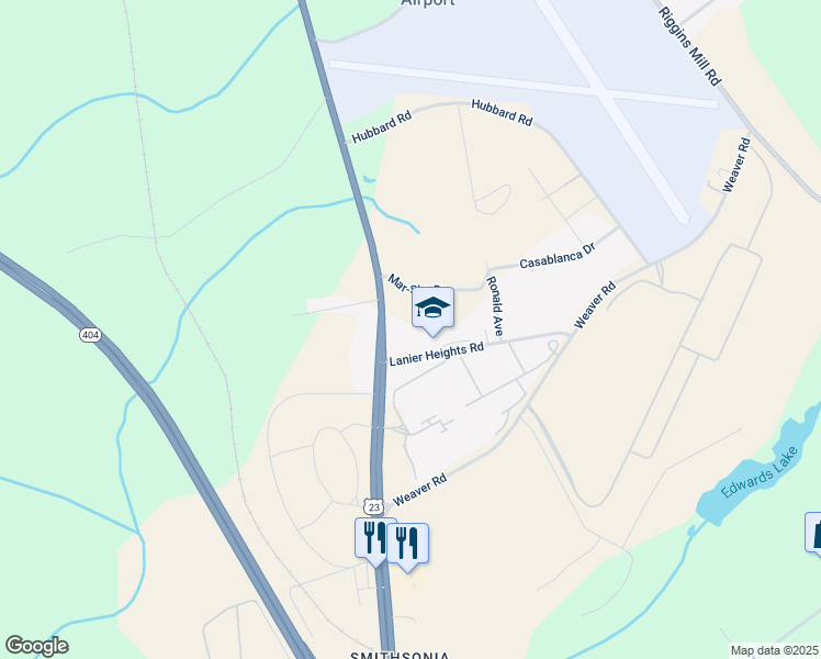 map of restaurants, bars, coffee shops, grocery stores, and more near 4160 Ocmulgee East Boulevard in Macon