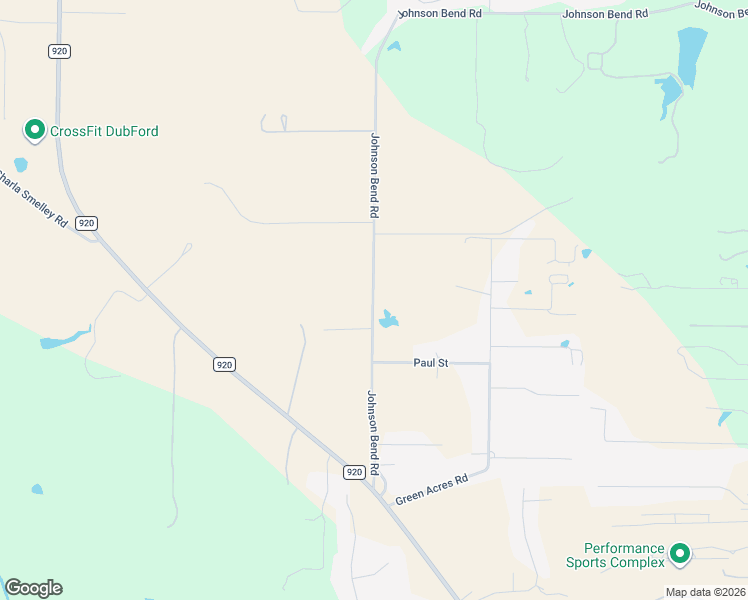 map of restaurants, bars, coffee shops, grocery stores, and more near 1217 Johnson Bend Road in Weatherford