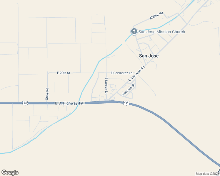 map of restaurants, bars, coffee shops, grocery stores, and more near 7060 East San Jose Road in Safford