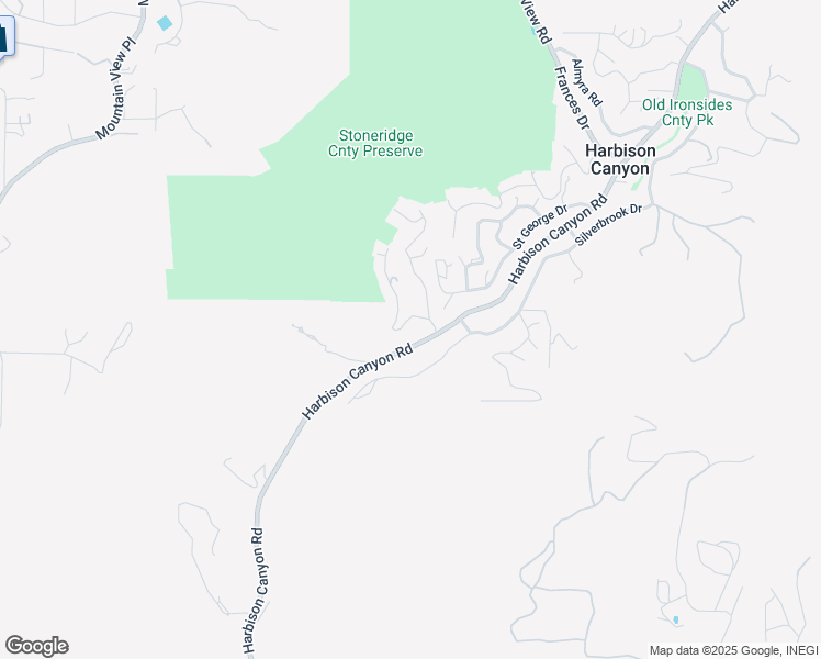 map of restaurants, bars, coffee shops, grocery stores, and more near 1119 Saint George Drive in El Cajon